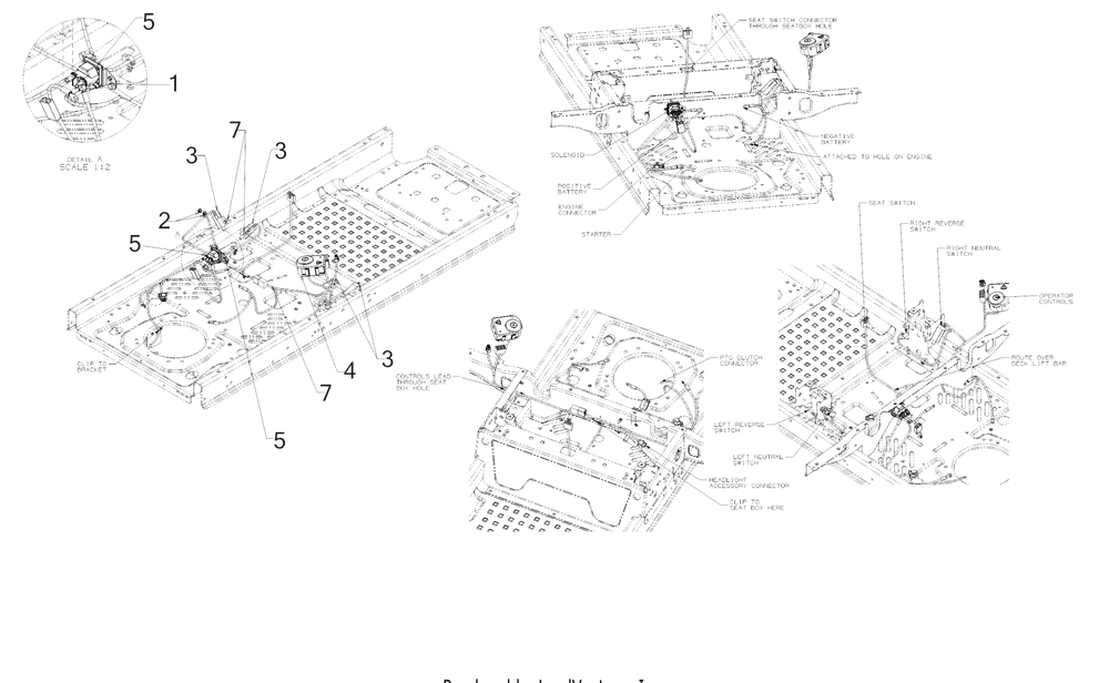 Electrical Diagram and Parts List for RZT-L42KH (17CRCACS009)(2017) Cub Cadet Lawn Tractor